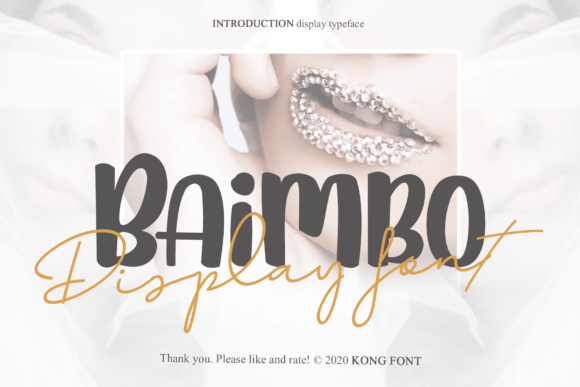 Baimbo: The Playful Handwritten Font for Modern Creators