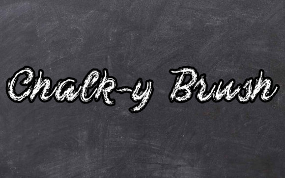 Chalk-y Brush: A Creative Font for Authentic Design