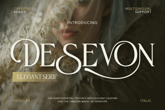 Desevon: A Serif Typeface for Timeless Elegance