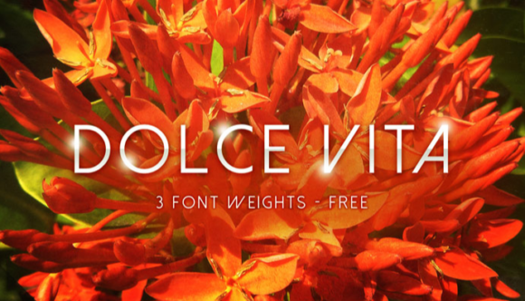 Dolce Vita: The Elegant Serif Font for Modern Designs