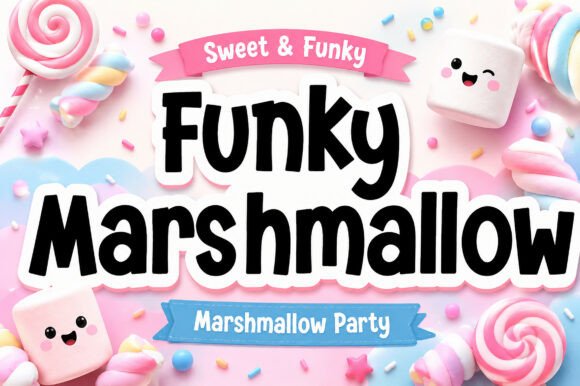 Funky Marshmallow: A Display Font for Joyful Brands