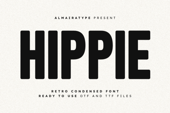Hippie: The Bold Retro Font for Modern Brands