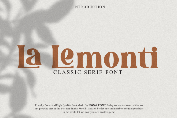 La Lemonti: A Handwritten Font for Modern Creatives
