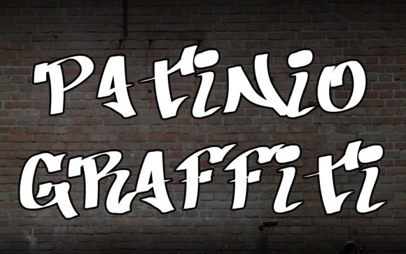 Patinio Graffiti: The Futuristic Street Art Font