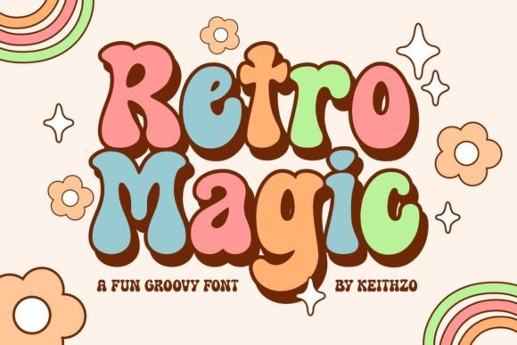 Retro Magic: A Stylish Font for Timeless Designs
