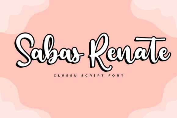 Sabas Renate: Crafting Authenticity with a Handwritten Typeface