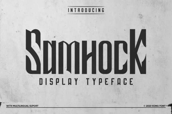 Samhock: The Modern Handwritten Font for Creative Projects