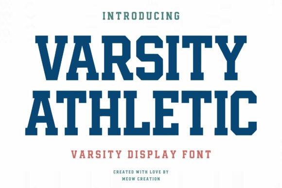 Varsity Athletic: The Definitive Collegiate Display Font